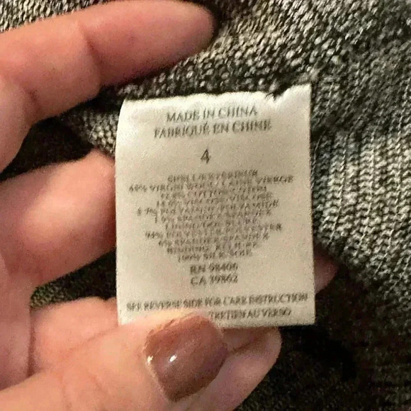 Theory Bonbi Wool Blend Knit Sleeveless Fit Flare Skater Dress Size 4 - Picture 7 of 7